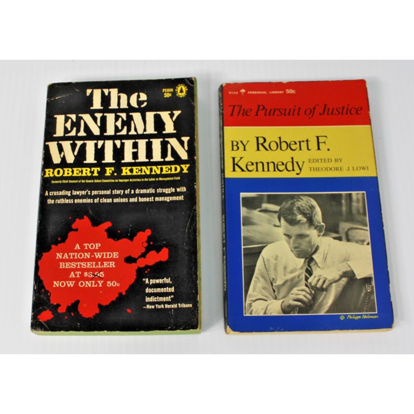 Robert F. Kennedy- The Enemy Within, The Pursuit of Justice, 1960s Paperback