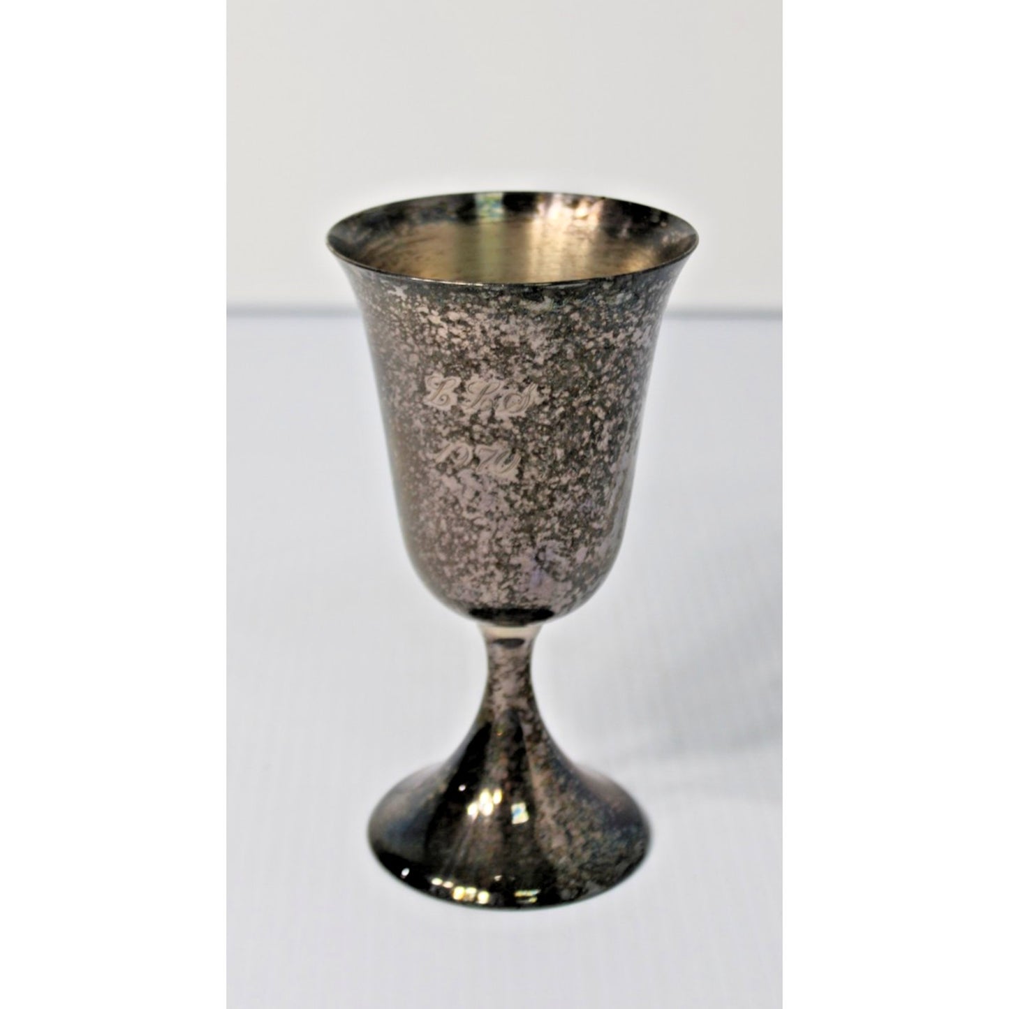 Vintage Silverplate Mobile, Alabama Mardi Gras Goblet Chalice Toasting Cup- 6"H