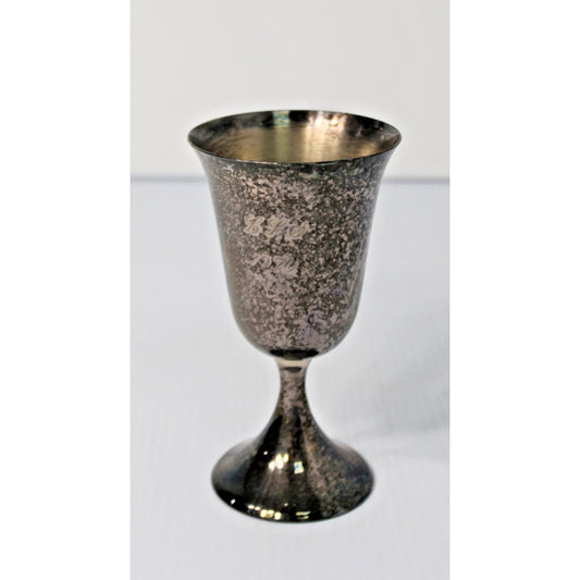 Vintage Silverplate Mobile, Alabama Mardi Gras Goblet Chalice Toasting Cup- 6"H