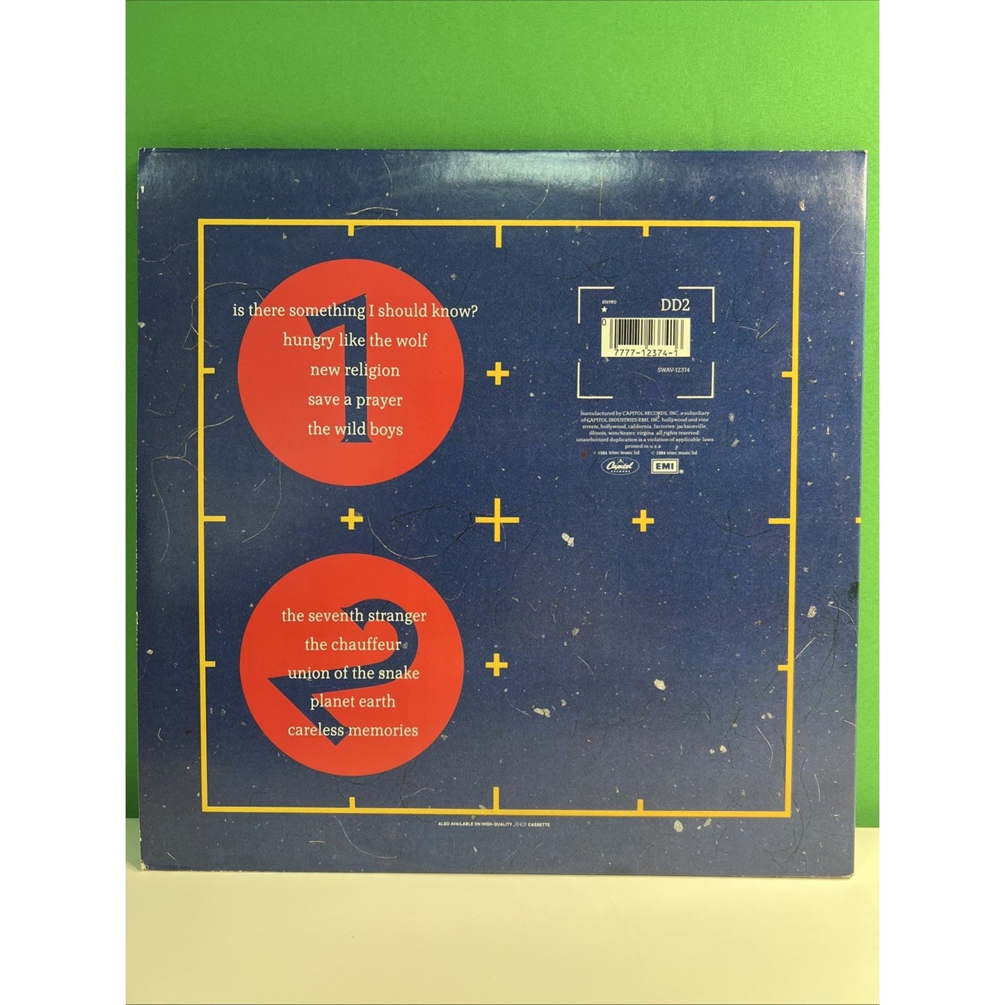 Duran Duran Arena Recorded Around the World 1984 Vinyl LP Record Gatefold