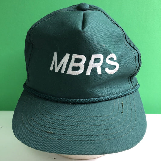 Vintage MBRS Logo Snap Back Cotton Polyester Ball Cap Hat