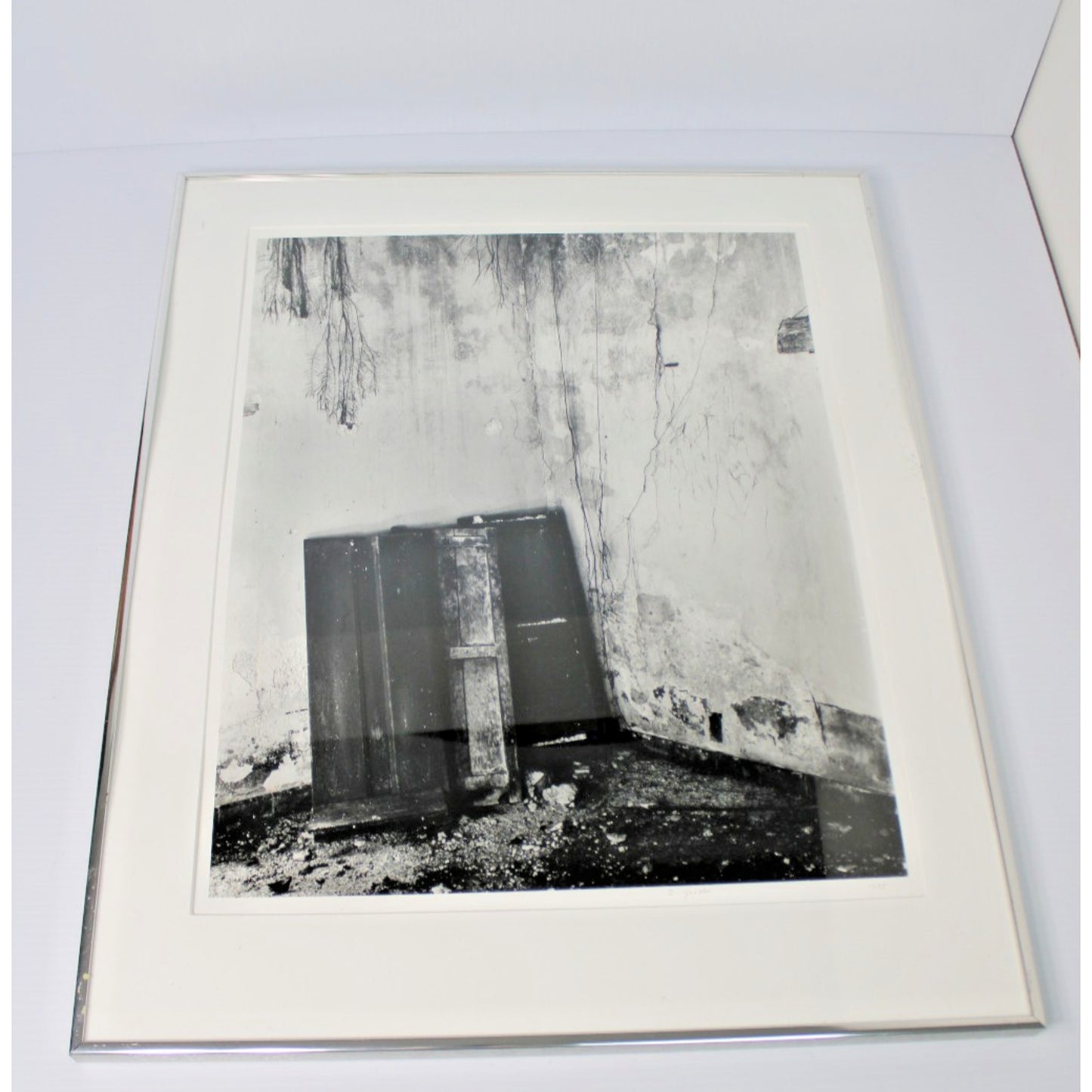 Silver Gelatin Photo Hand Signed, Russell Goodloe 1995 Mobile AL Abandoned Space