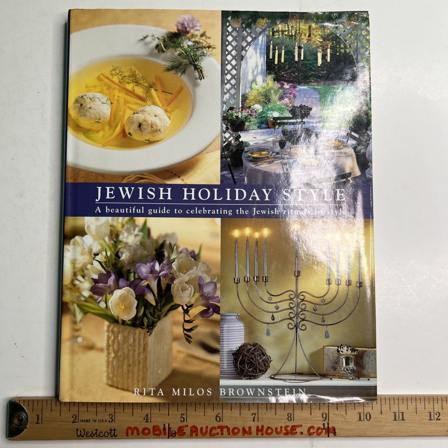 Jewish Holiday Style Hardcover 1999 by Rita Milos Brownstein