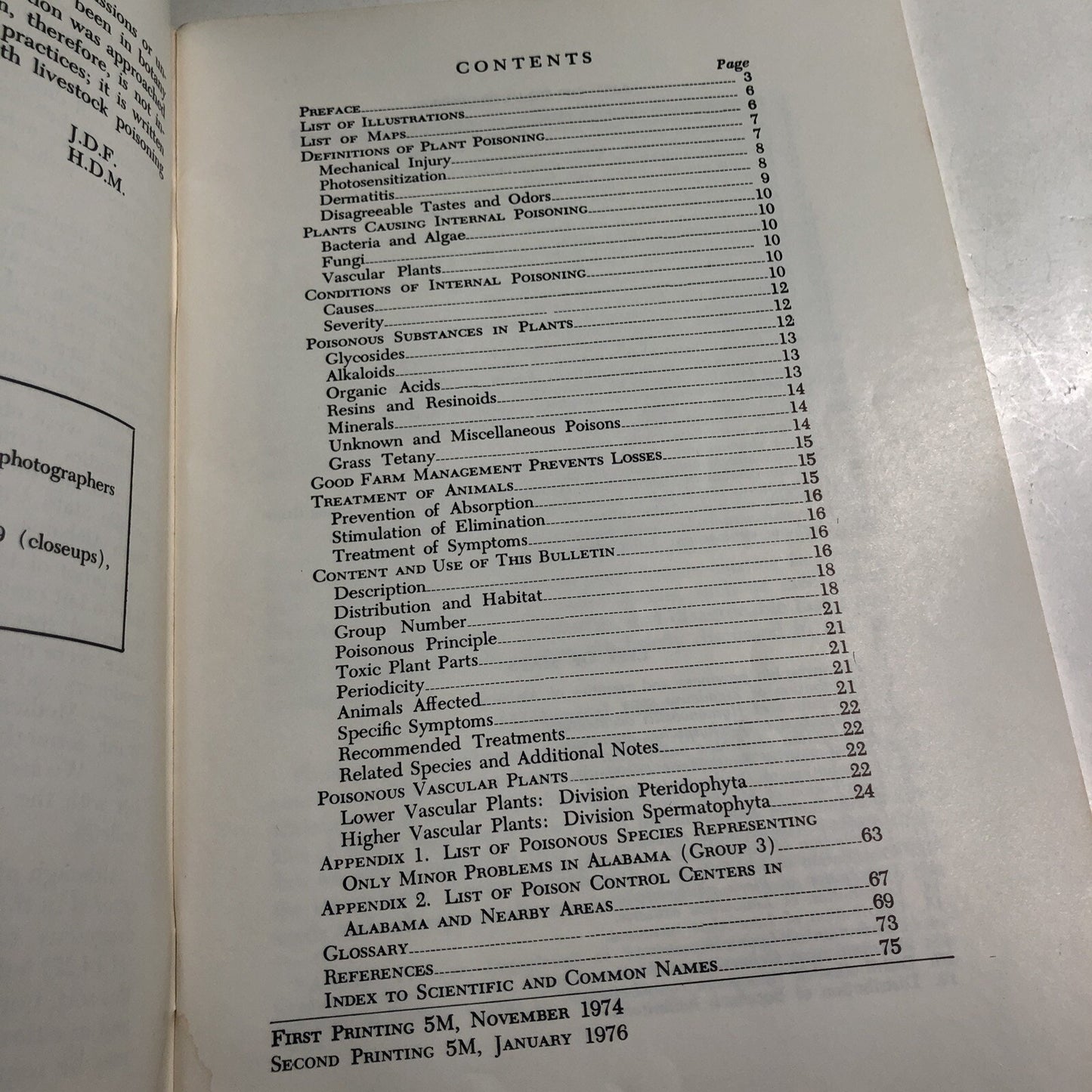 1974 Livestock-Poisoning Vascular Plants Of Alabama By Auburn University