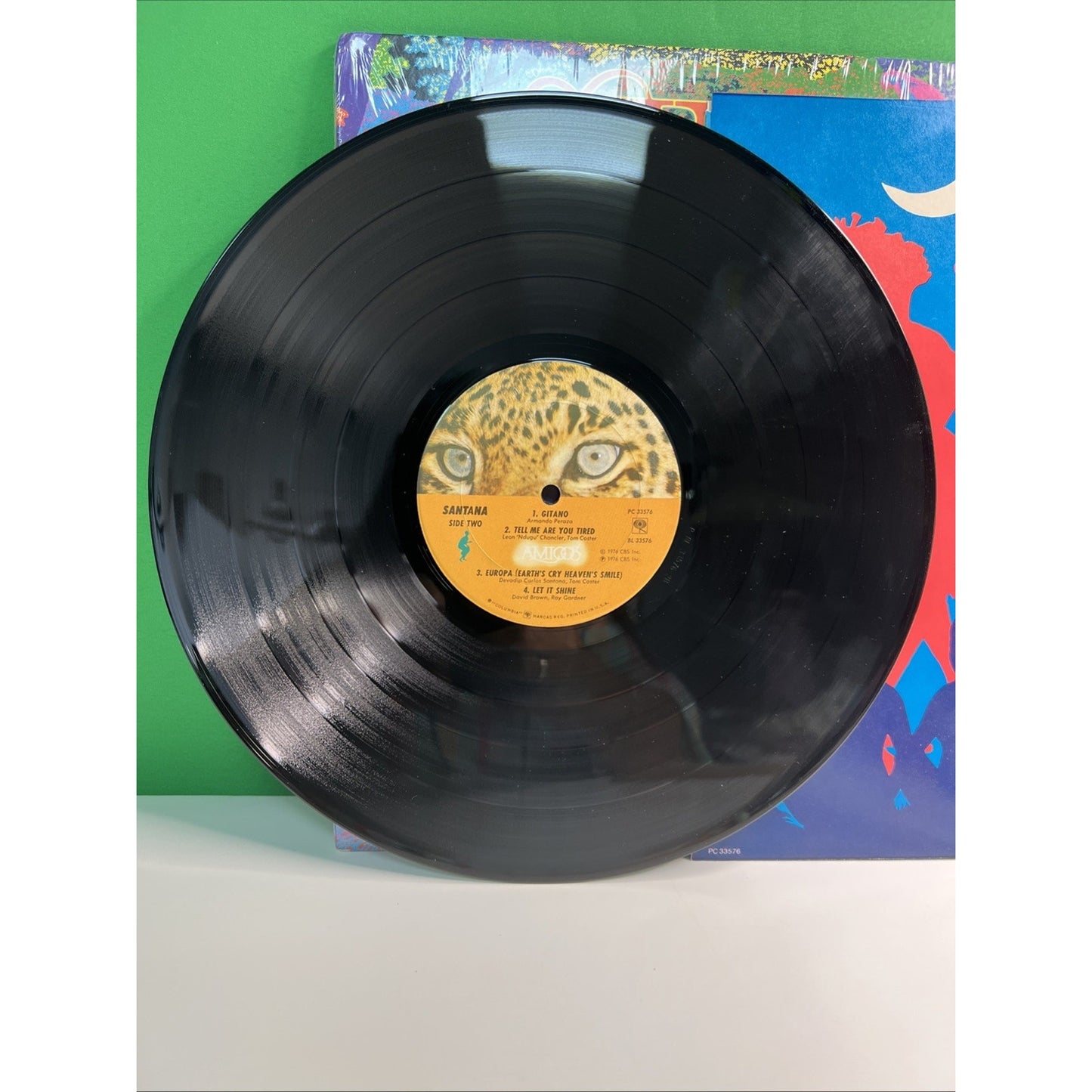 Santana "Amigos" LP Vinyl Record Gatefold Album 1976 CBS
