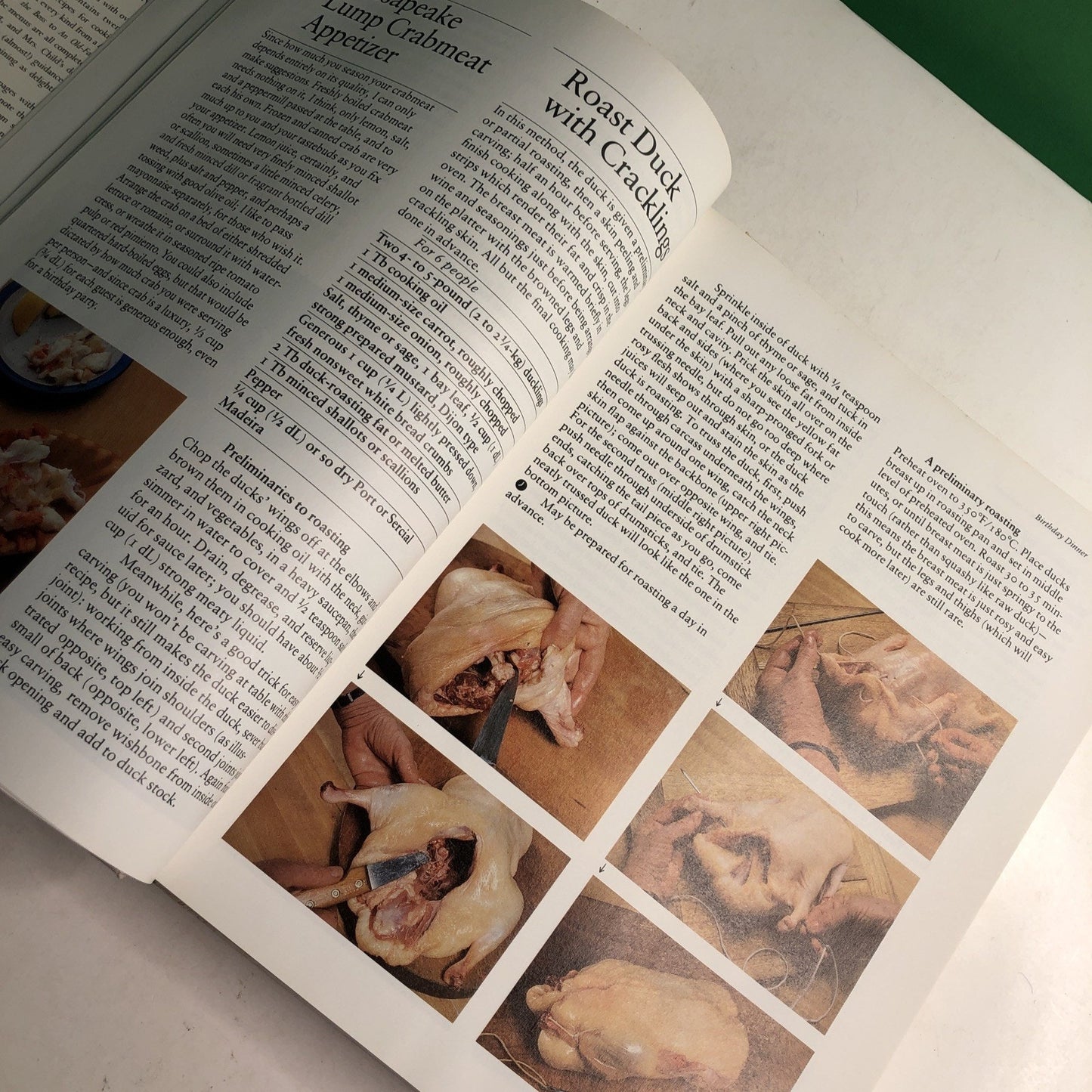 Julia Child's Menu Cookbook 1991 Wings HC DJ Menus For Every Occasion