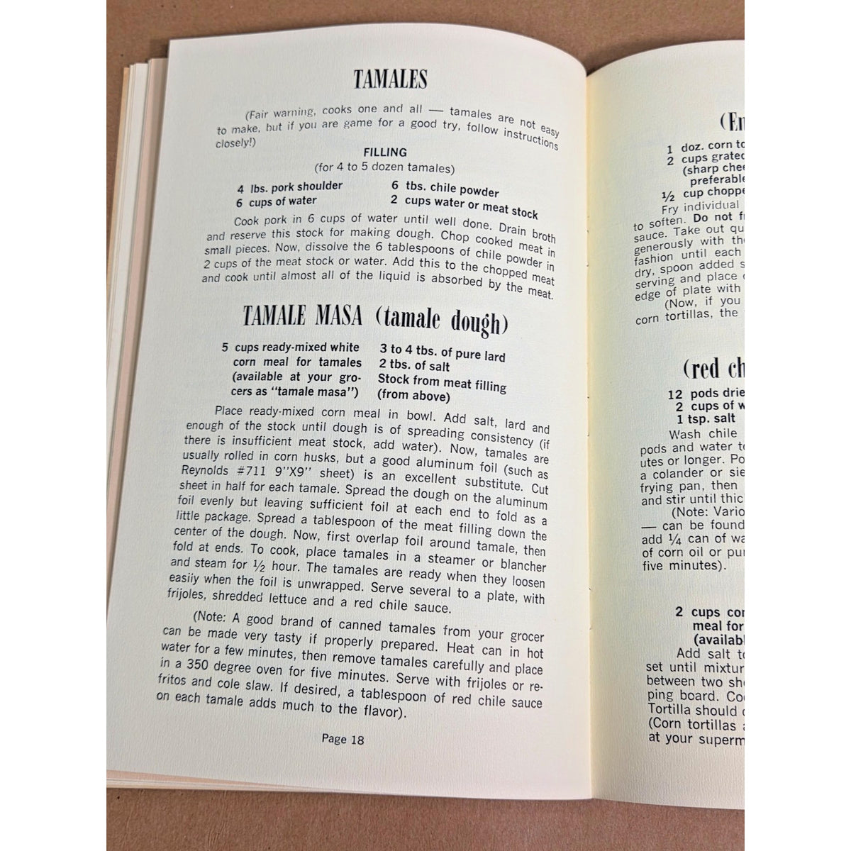 Vintage 1971 1st Edition La Posta Cook Book - Authentic Mesilla NM Recipes