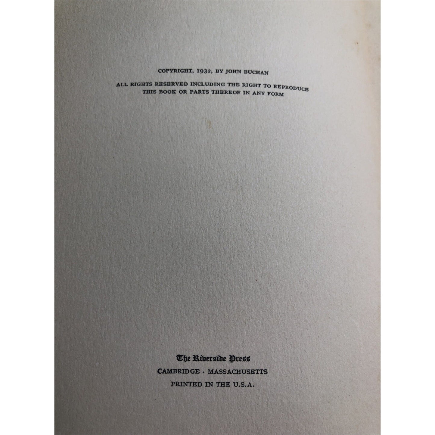 1932 The Magic Walking Stick by John Buchan Published by Houghton Mifflin