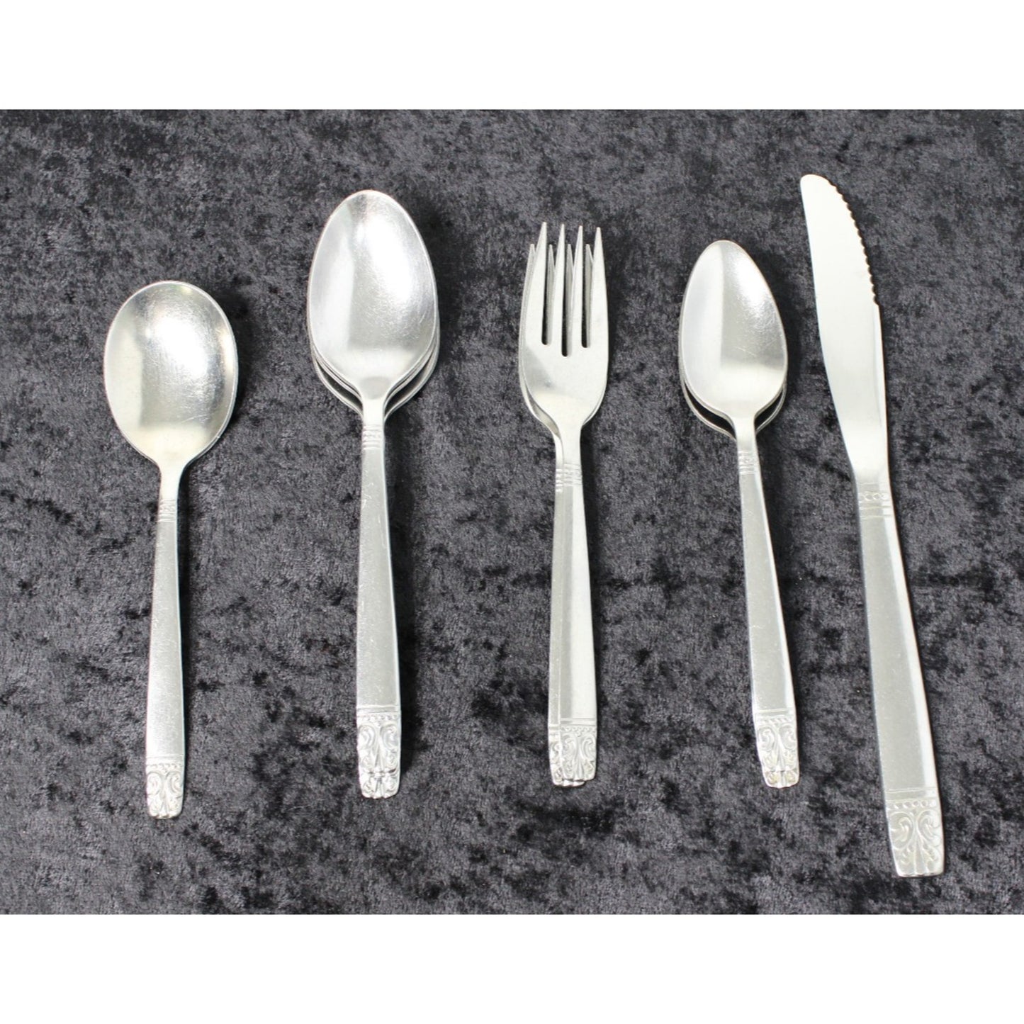 Oneida AZTEC ENCORE Wma Rogers Stainless Flatware Scroll, Relief- Choose Pieces