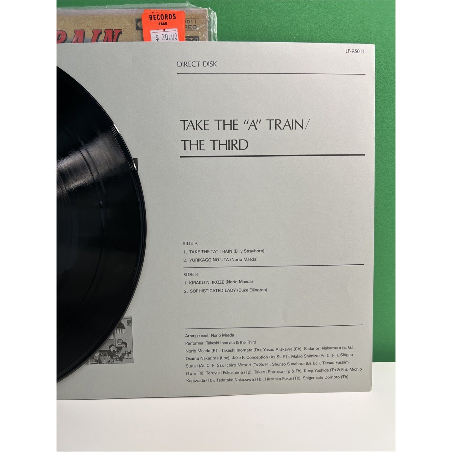 Take The A Train The Third Toshiba Japan Audiophile Direct 1977 LP Record Album