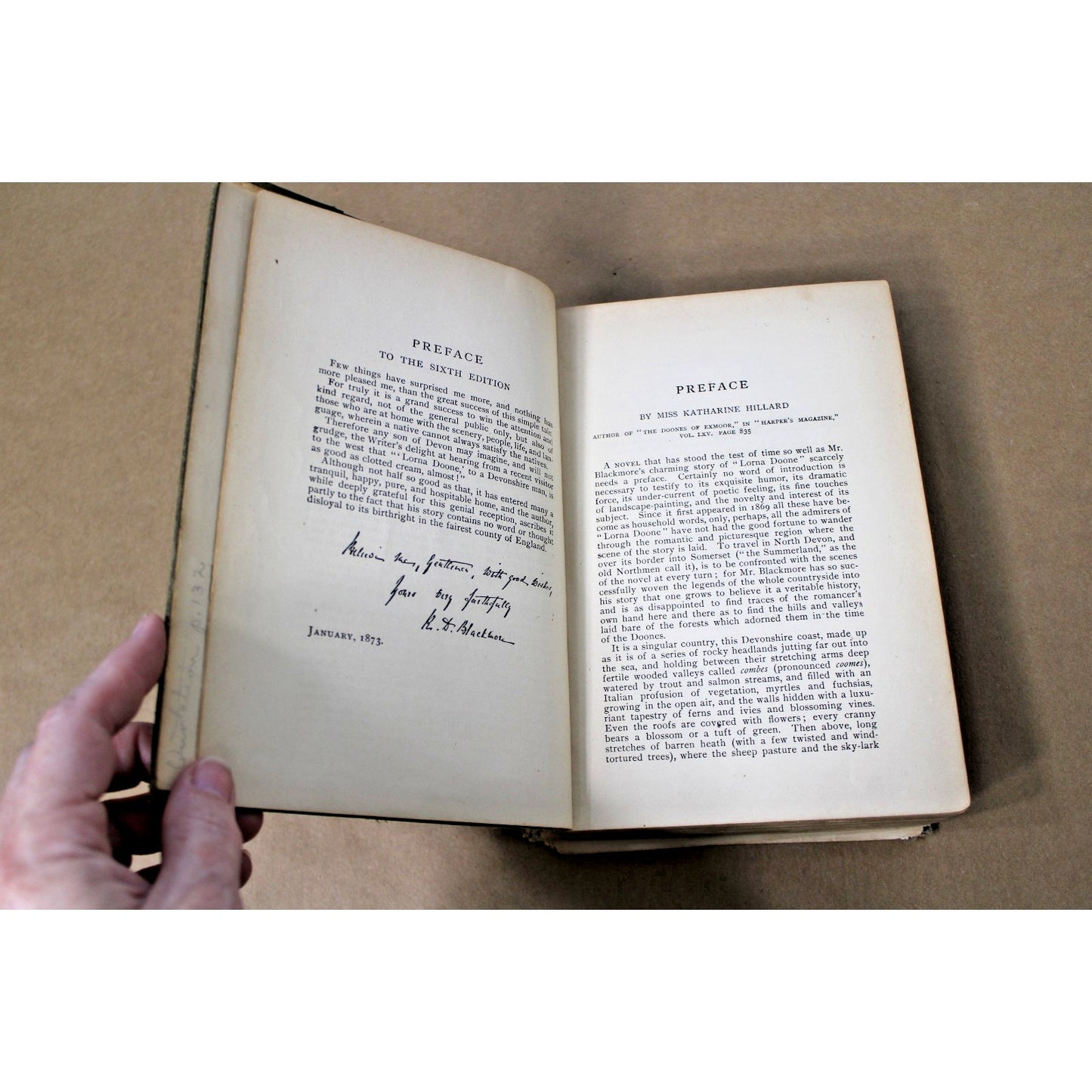 1889 Antique Book Lorna Doone R.D. Blackmore Published by Grosset & Dunlap