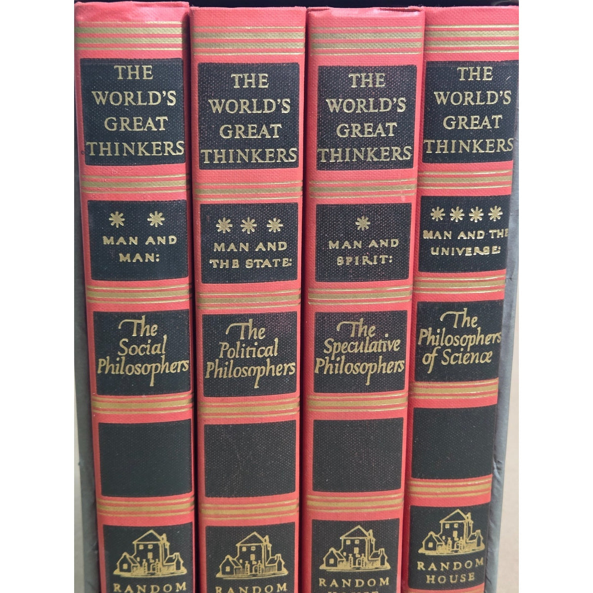 1947 The World’s Great Thinkers Complete 4 Vol Set Random House w/ Slipcase