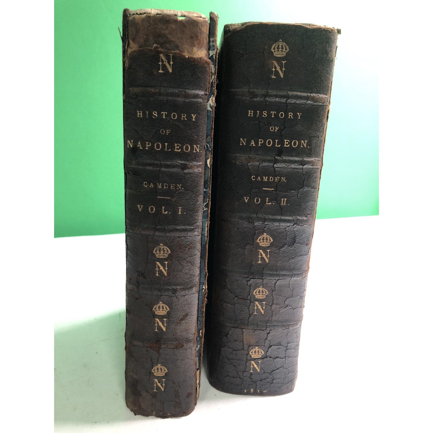 1814 Vols. 1 & 2 History of Rise Progress Overthrow NAPOLEON BONAPARTE Camden