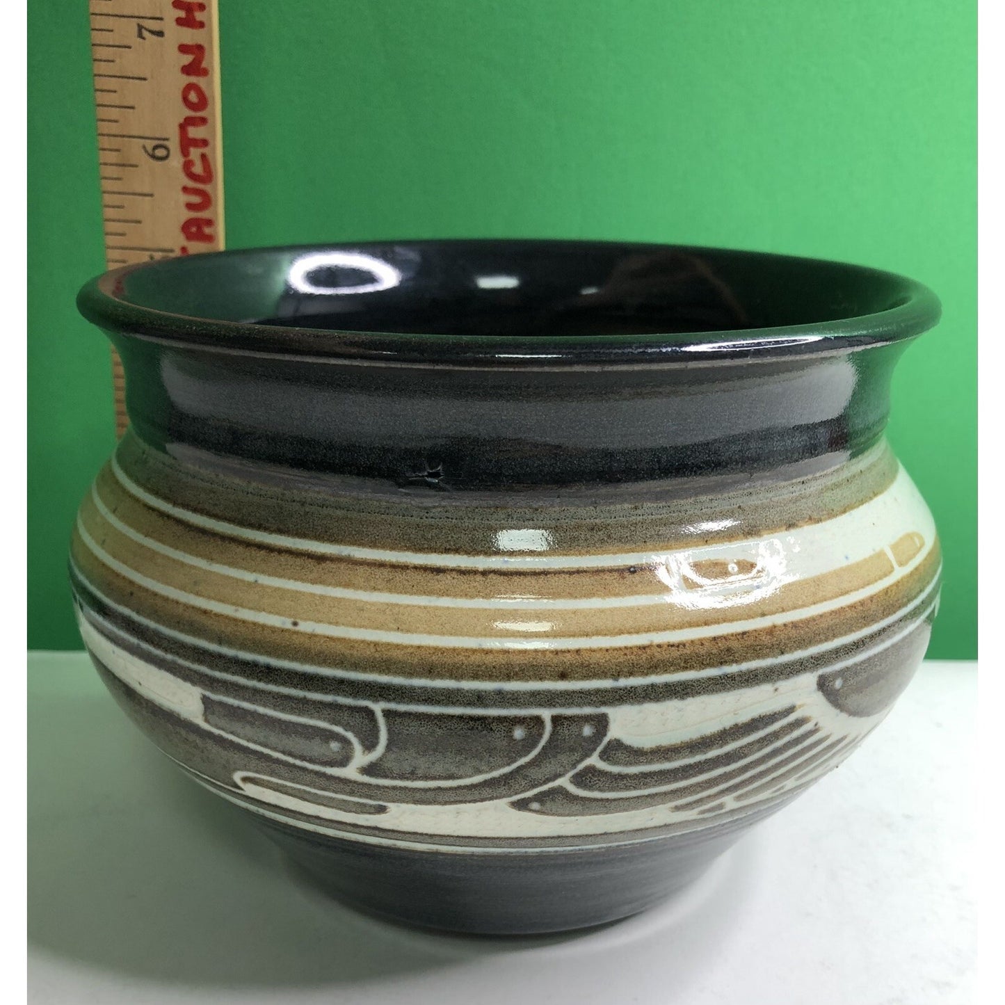 1988 CHARLES SMITH Art Pottery Vase Planter African American- Mobile, Alabama