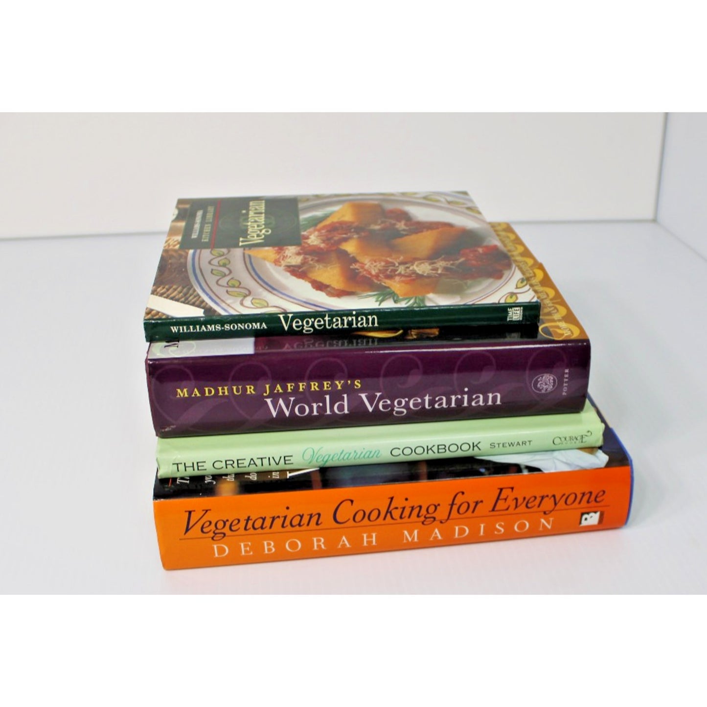 4 Healthy Cookbooks: Vegetarian Cooking For Everyone, World Vegetarian, 1990s