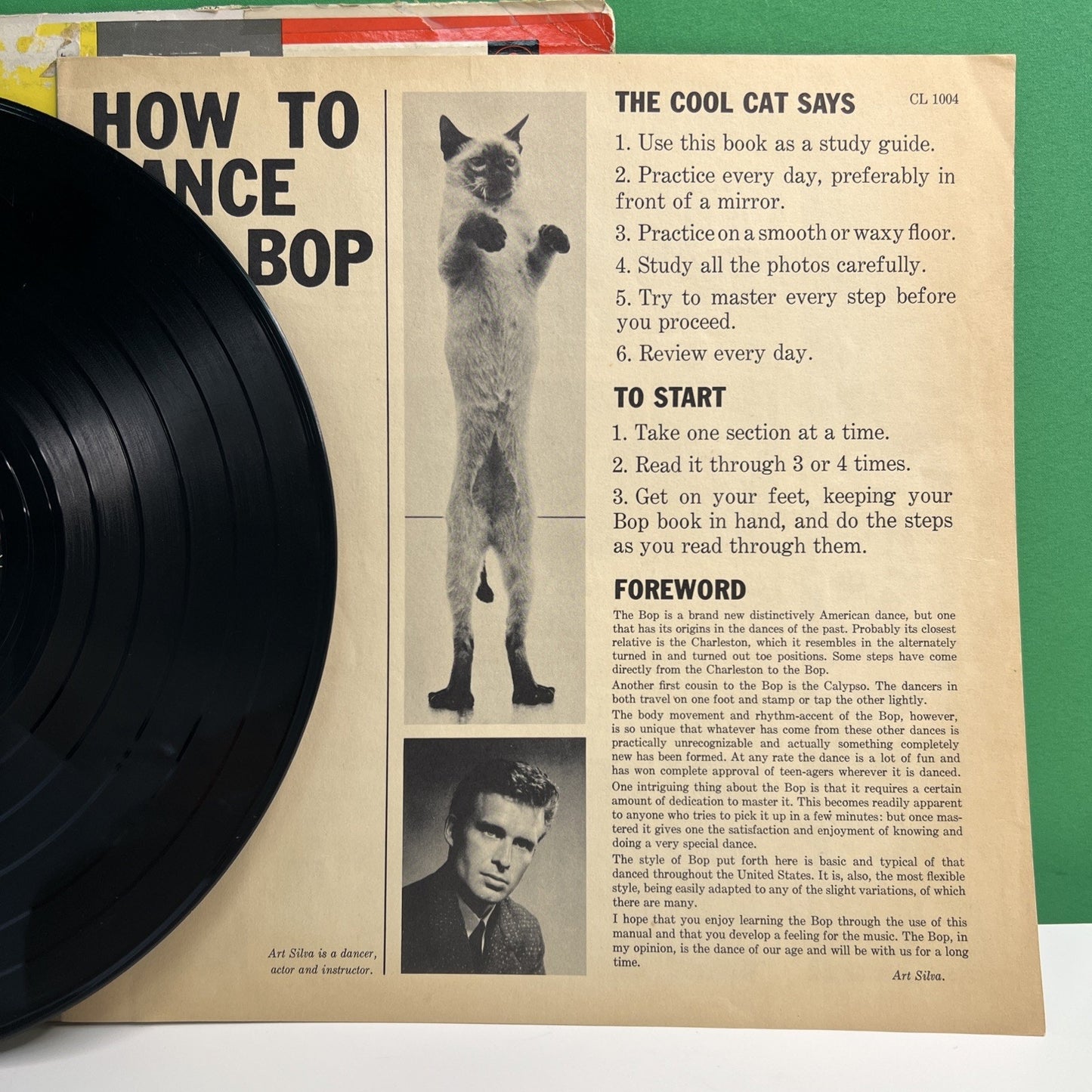 Ray Conniff Dance The Bop! LP (1957) Columbia CL 1004 Mono + Booklet "Cool Cat"
