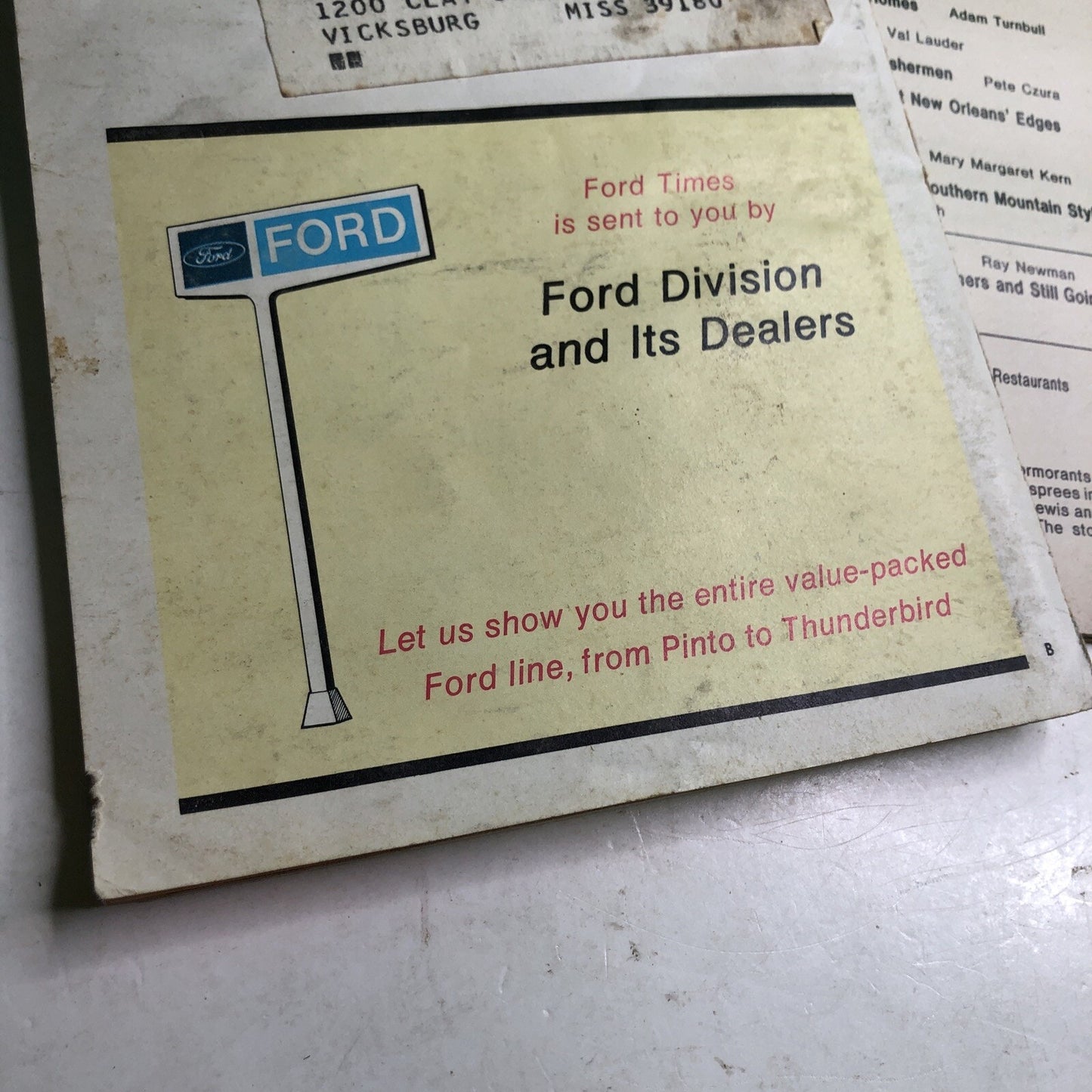 Lot Of 10 FORD TIMES MAGAZINE COLLECTION 1975 (1), 1979 (6), 1980 (3)