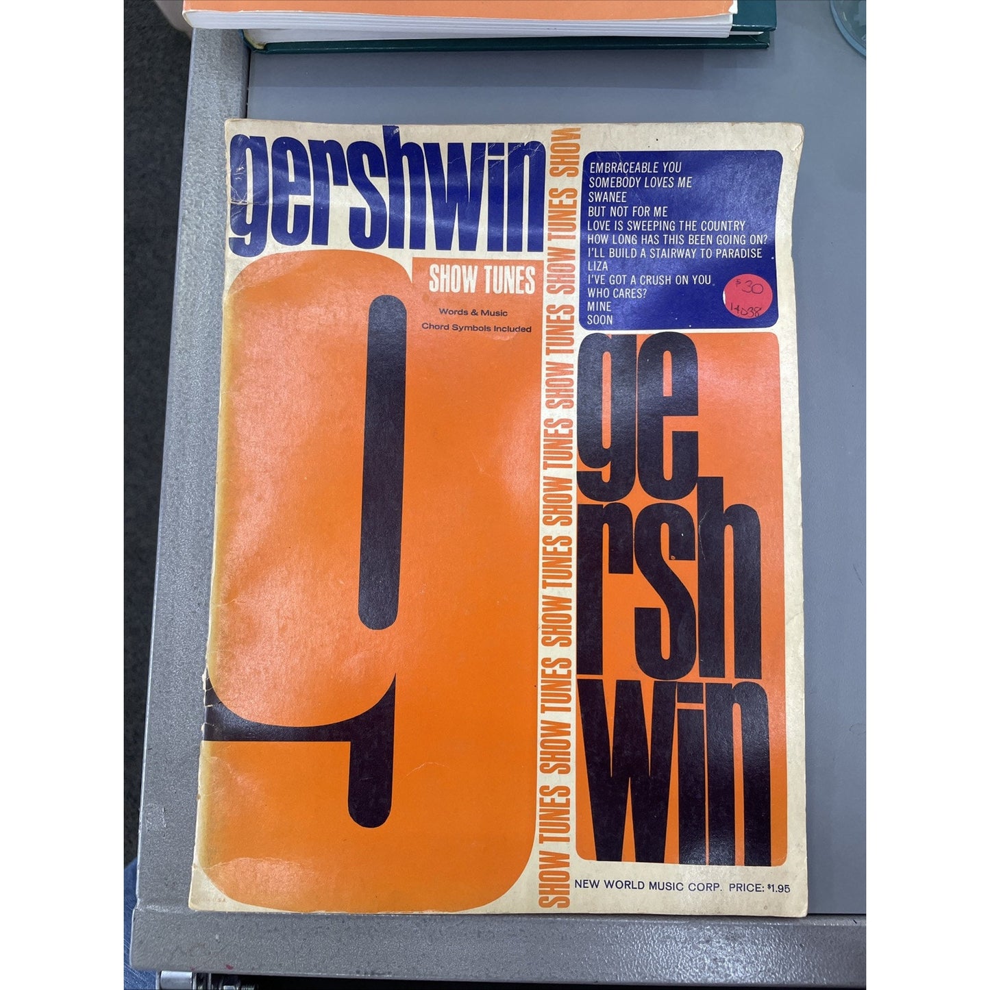 Gershwin Show Tunes Sheet Music Book Embraceable You Swanee Somebody Loves Me