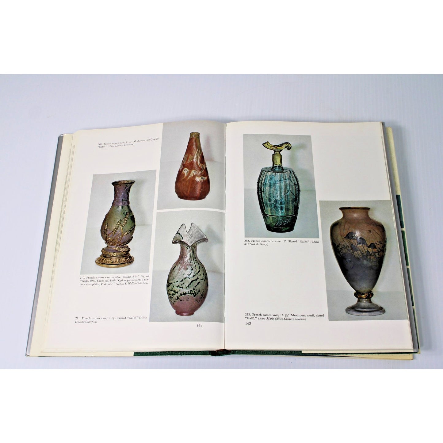 2 Signed Ray & Lee Grover 1st Editions: Art Glass Nouveau & European Art Glass