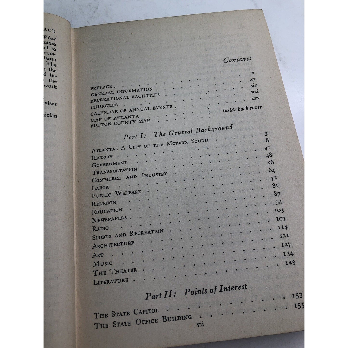 Atlanta A City of the Modern South 1st Edition 1942 Work Projects GA Georgia Ill