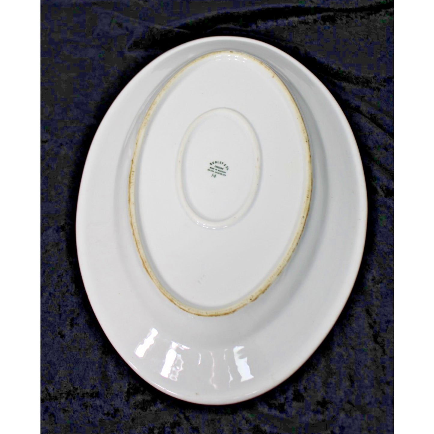 Vintage Mobile, Alabama Cawthon Hotel Platter- Hotelware Burley & Co. Serveware