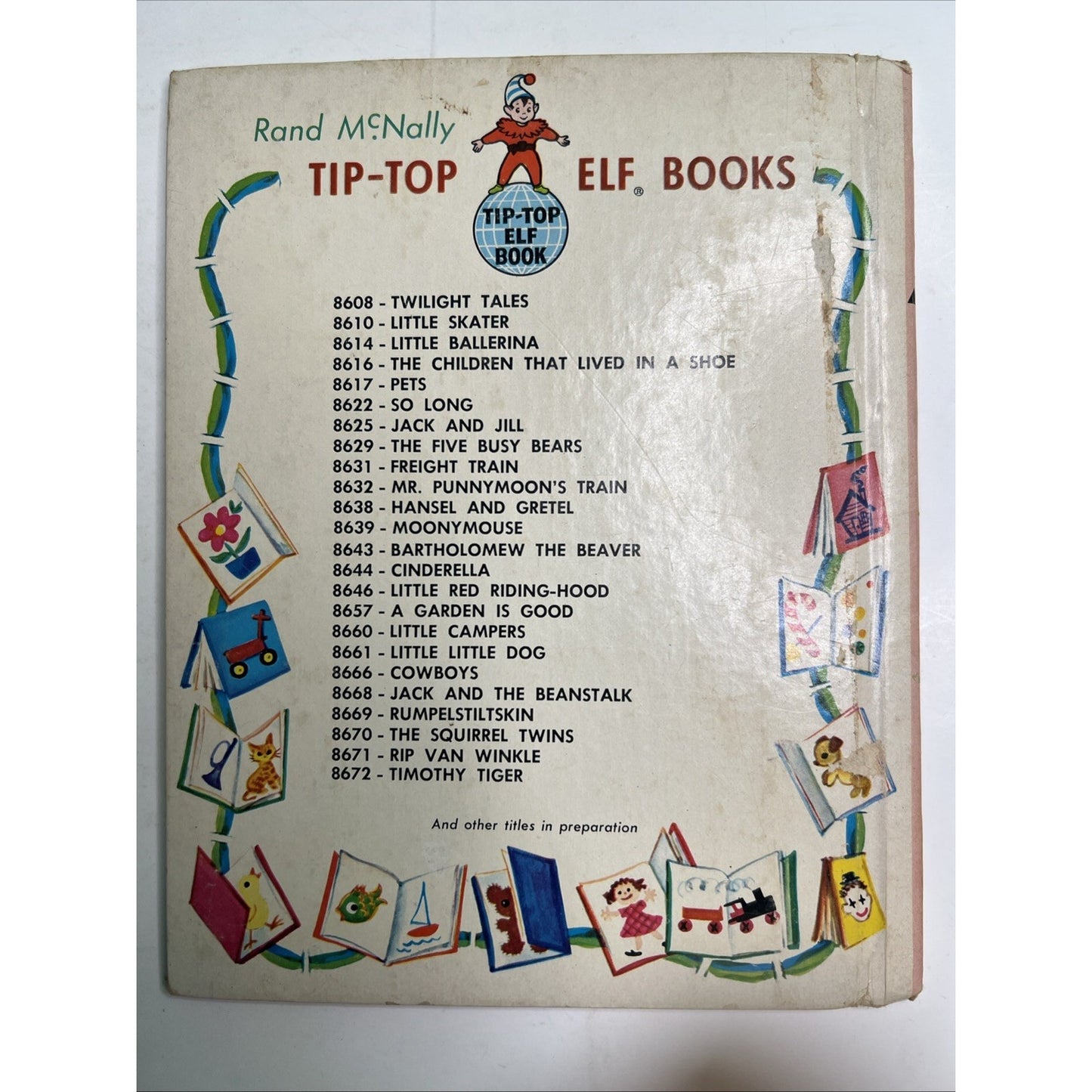 The Kitten Twins Rand McNally Tip-Top Elf Book 1960 Helen Wing Elizabeth Webbe