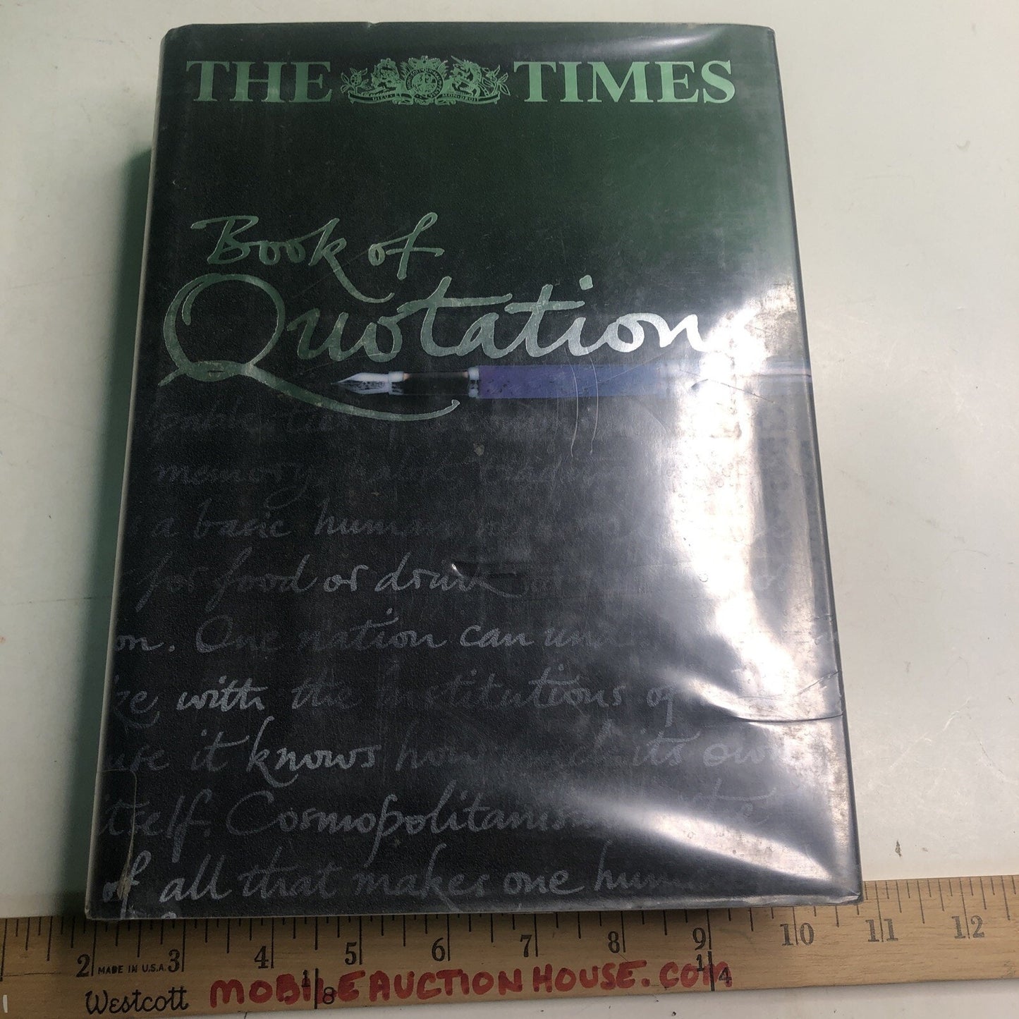 The Times BOOK OF QUOTATIONS 2000 HC DJ Ex Library