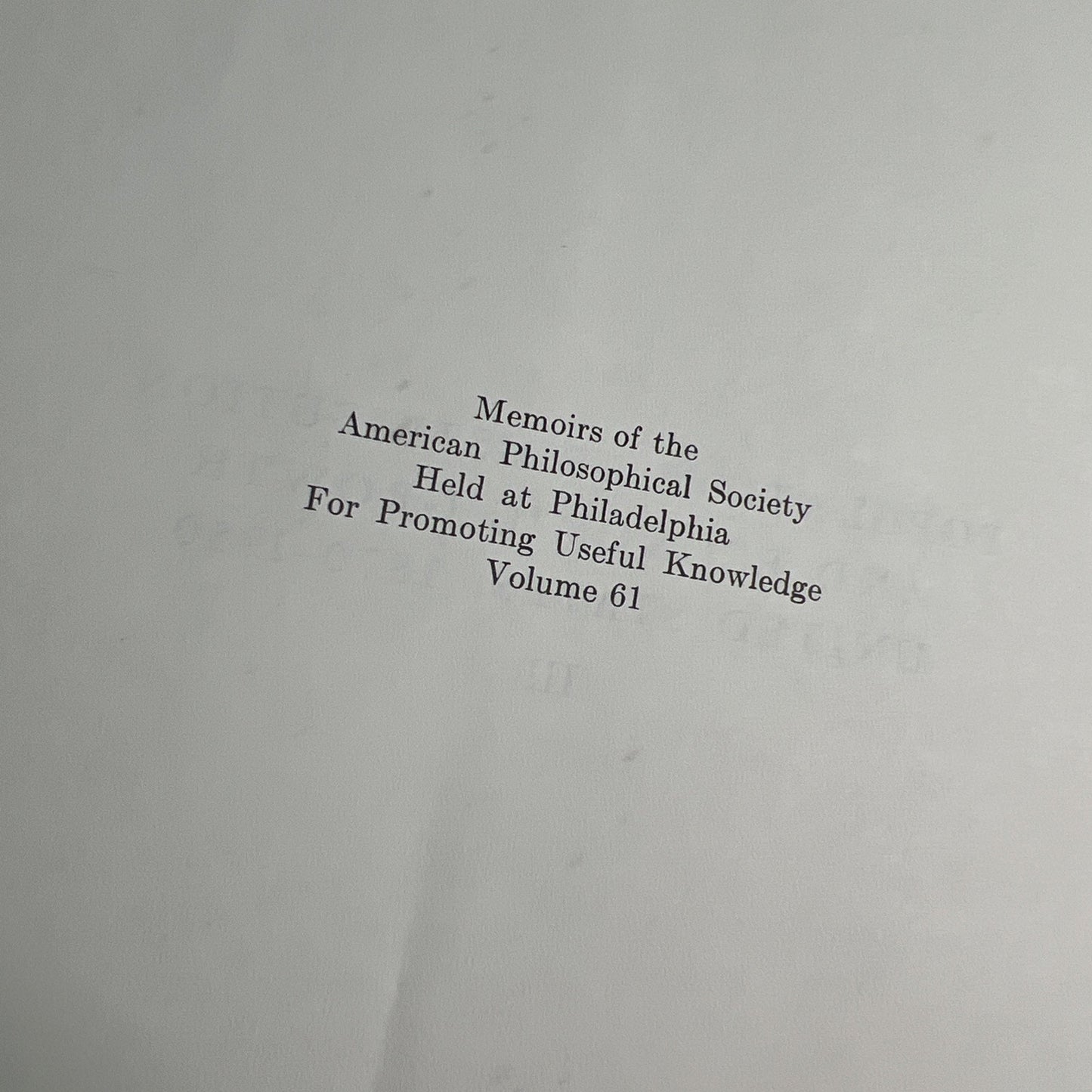 1964 HC DJ Population Redistribution Economic Growth US 1870-1950 Eldridge Thoma
