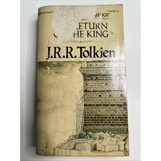 The Return Of The King By JRR Tolkien 1978 Paperback Ballantine Fantasy LOTR