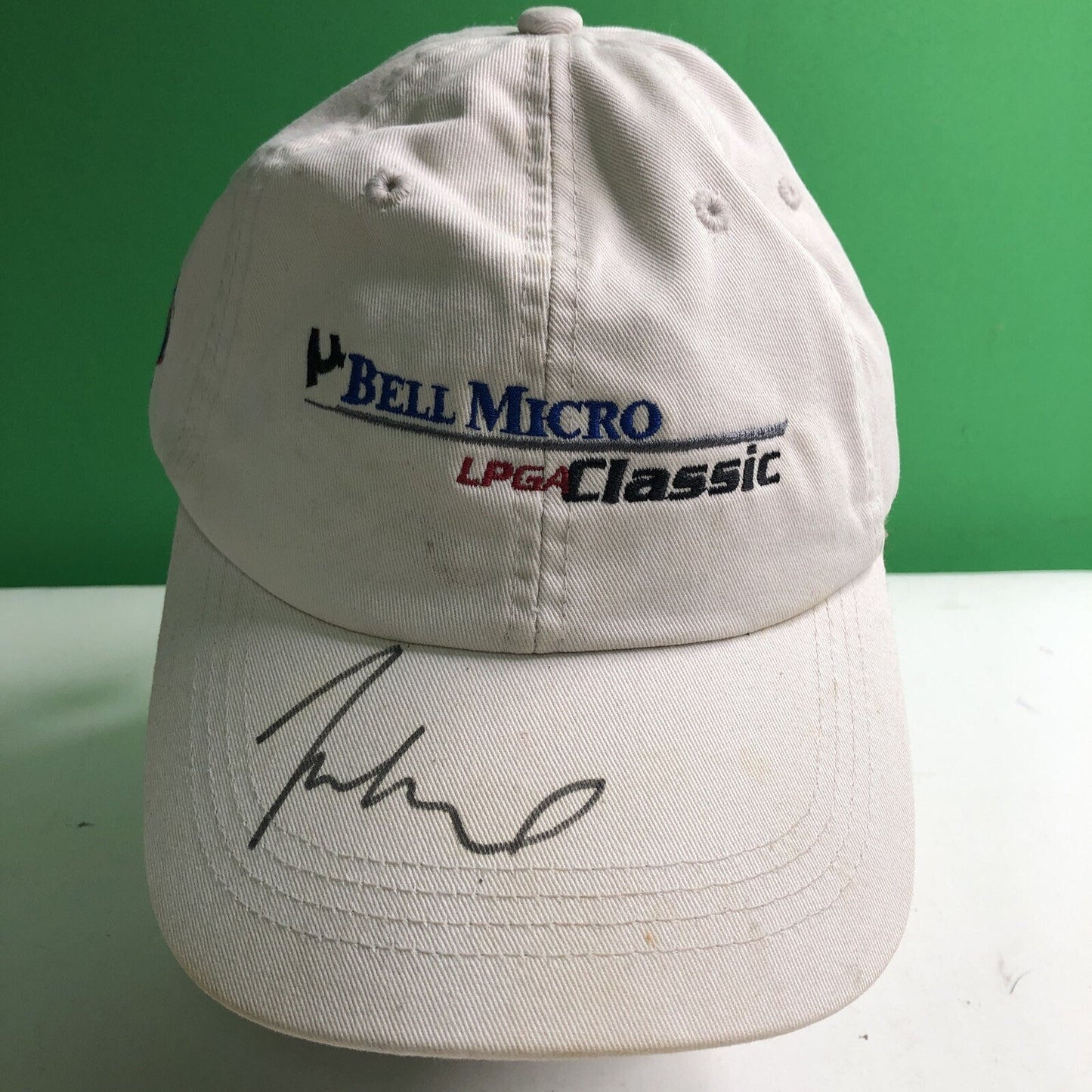 Autographed By Player Cap GOLF LPGA Classic Bell Micro Mobile AL
