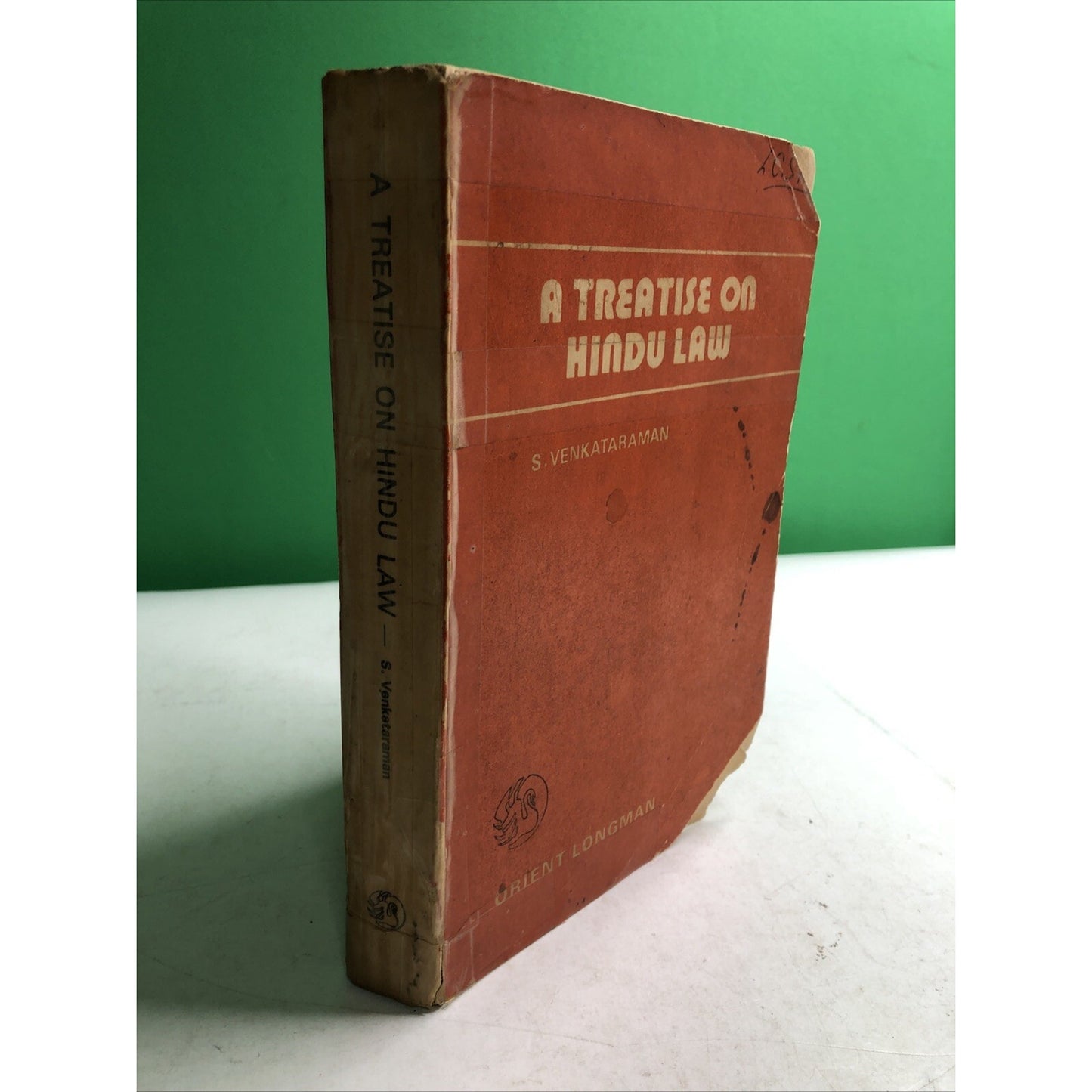 A Treatise On Hindu Law S. Venkataraman 1980 Paperback