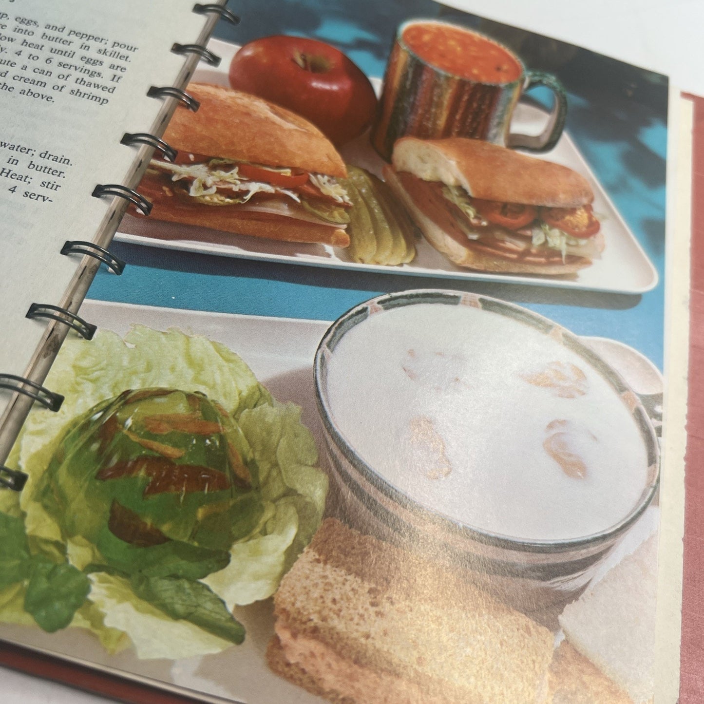 Vintage 1970 Cooking With Soup A Campbell Cookbook Spiral Bound Hardcover