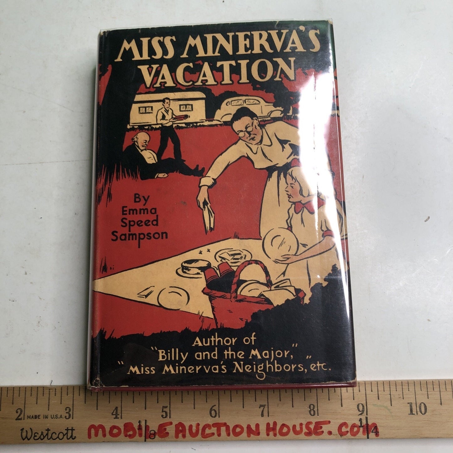 Miss Minerva's Vacation by Emma Speed Sampson 1939 Reilly & Lee HC / DJ 1st Ed
