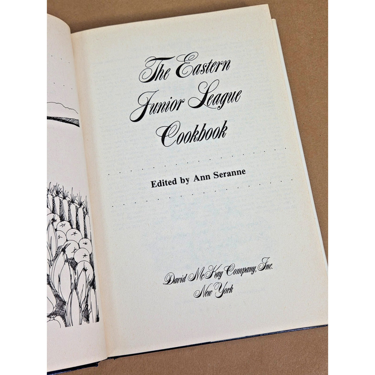 Vintage 1980 The Eastern Junior League Cookbook Ann Seranne 1st Ed 460+ Recipes
