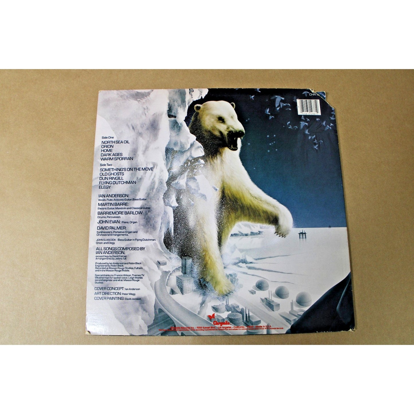 JETHRO TULL STORMWATCH VINYL LP 1979 ORIGINAL PRESS NICE CONDITION! VG/VG!!