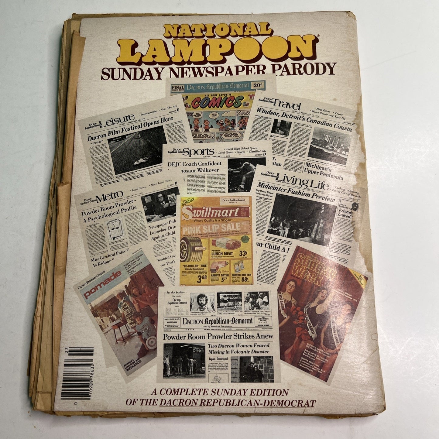 National Lampoon Sunday Newspaper Parody Sequel To 1964 High School Yearbook ￼