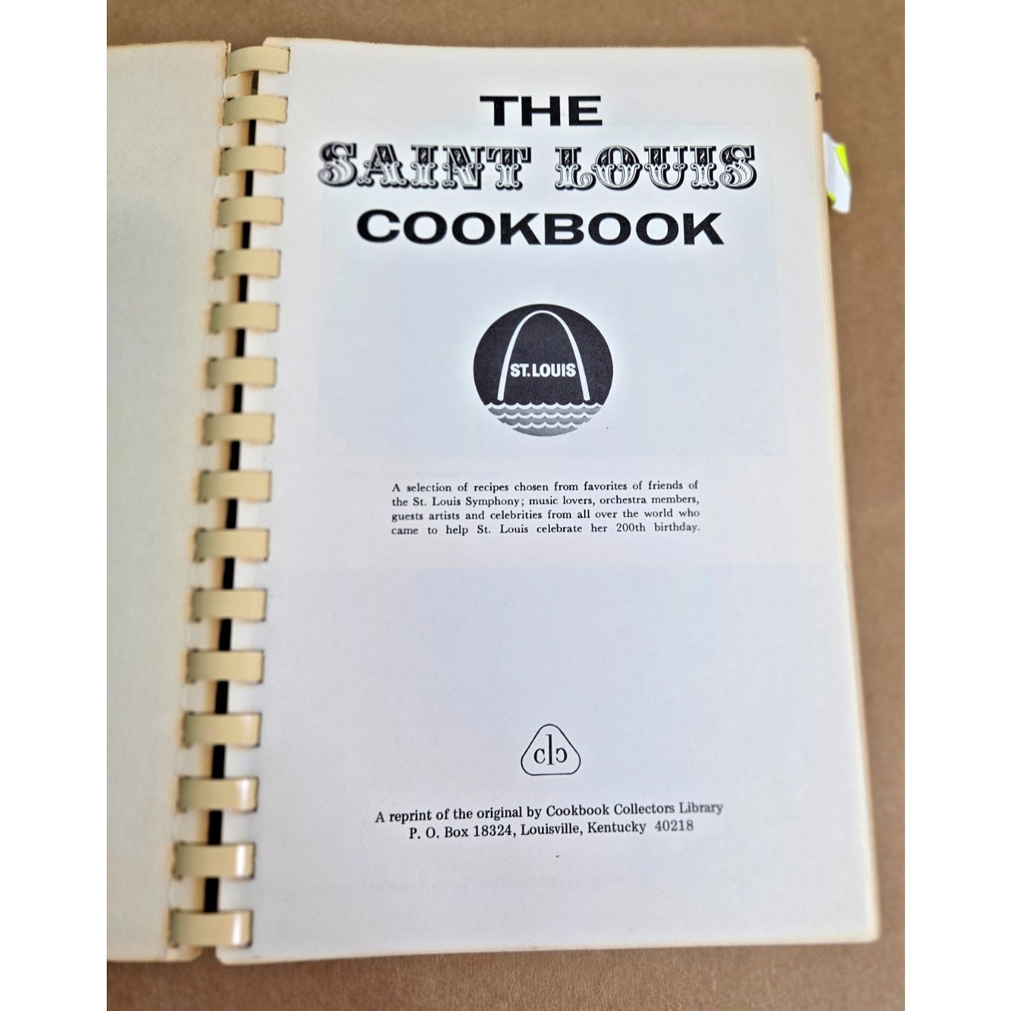Vintage 1964 The Saint Louis Cookbook Bicentennial Issue St Louis Symphony