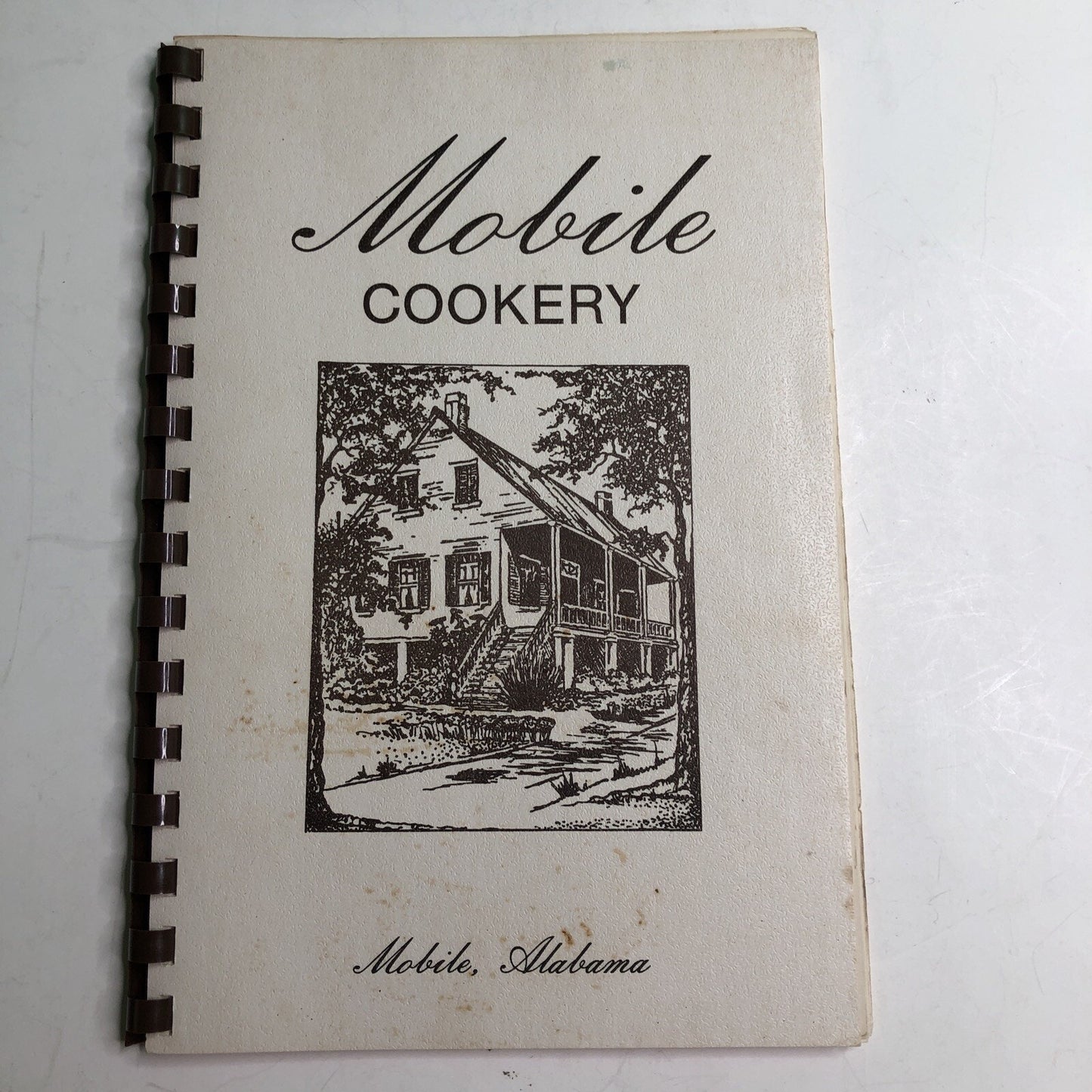 Vintage MOBILE ALABAMA COOKERY Comb Bound Cookbook