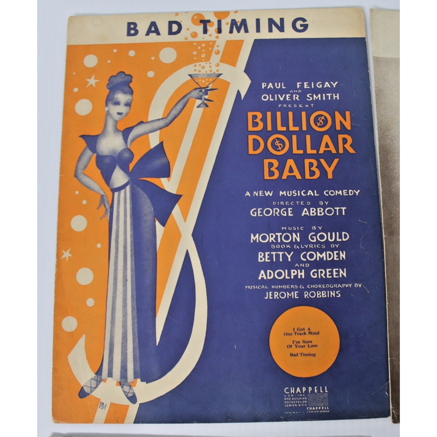 Vintage 1920s-1940s Sheet Music- Cotton Club, Billion Dollar Baby, Baby Face