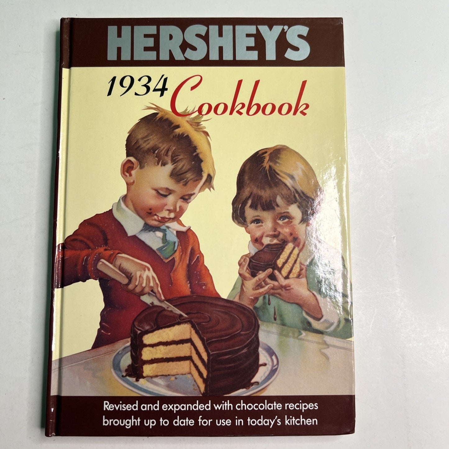 HERSHEY'S 1934 COOKBOOK Revised & Expanded Chocolate Recipes HARDCOVER NEW 1992