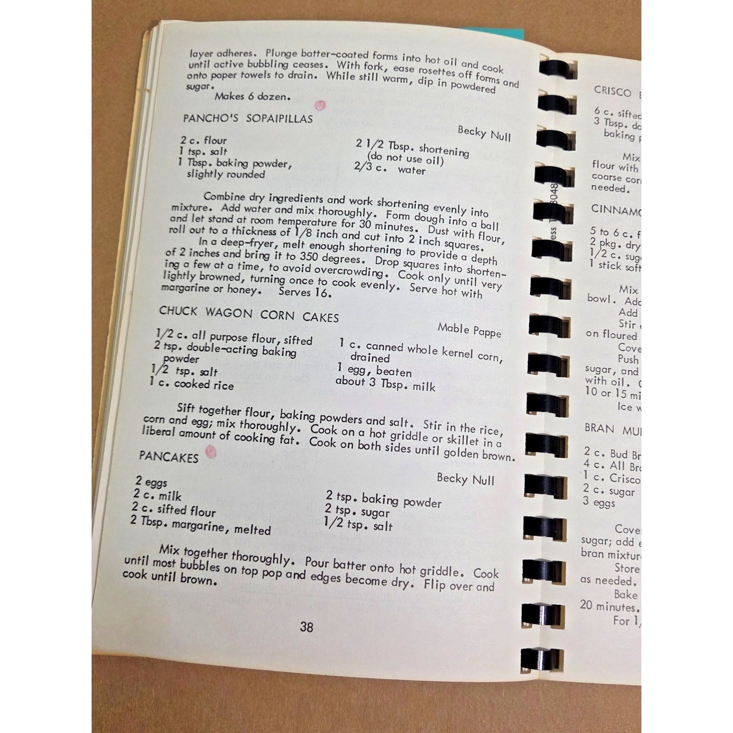 Vintage 1982 Euless Texas Community Cookbook - Local Senior Citizen Recipes