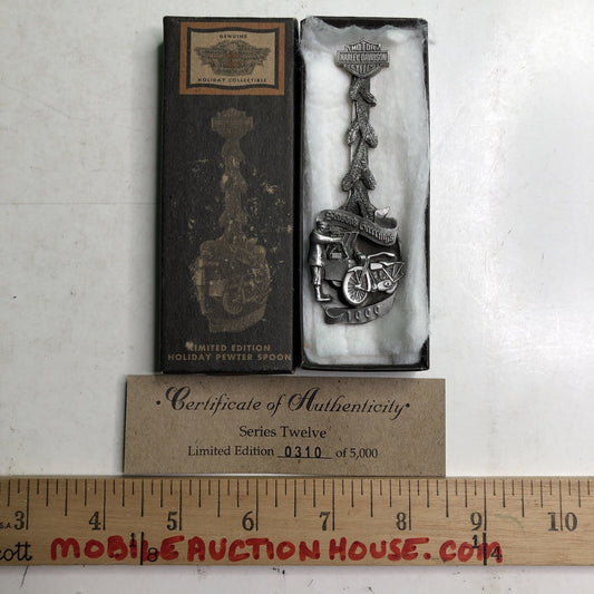 1999 HARLEY DAVIDSON Limited Edition PEWTER SPOON #0310 of 5000