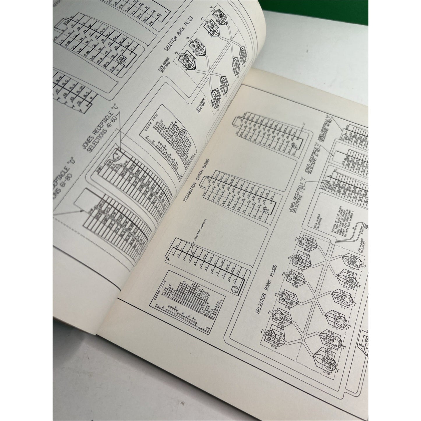 ORIGINAL AMI Model F Service Manual Phonograph Jukebox Parts Repair Schematics