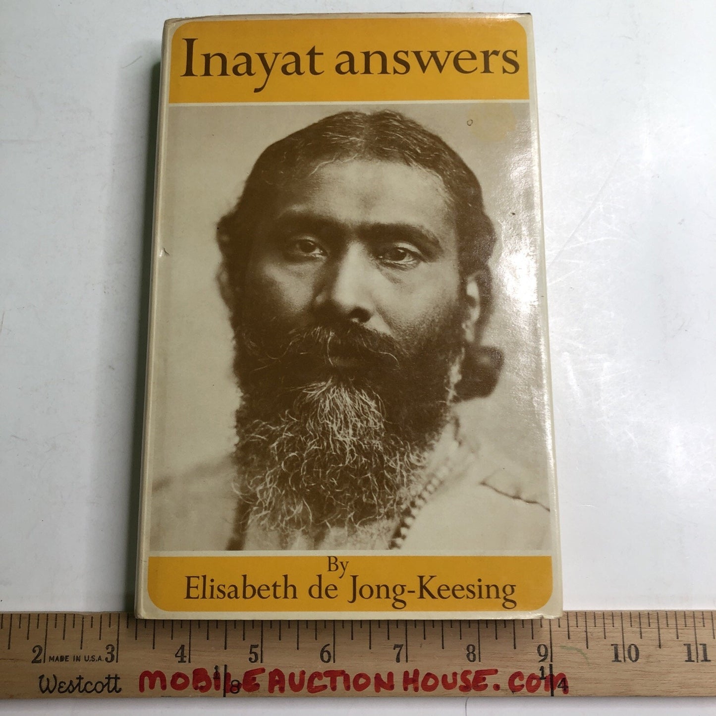 Inayat Khan answers by Elisabeth de Jong-Keesing Fine Books Oriental 1977 Sufi