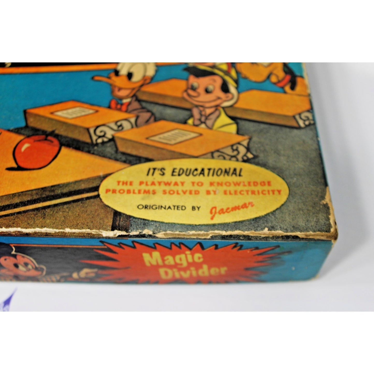 1950s Disney Mickey Mouse Club- Magic Divider Electric Math Game, Vintage in Box