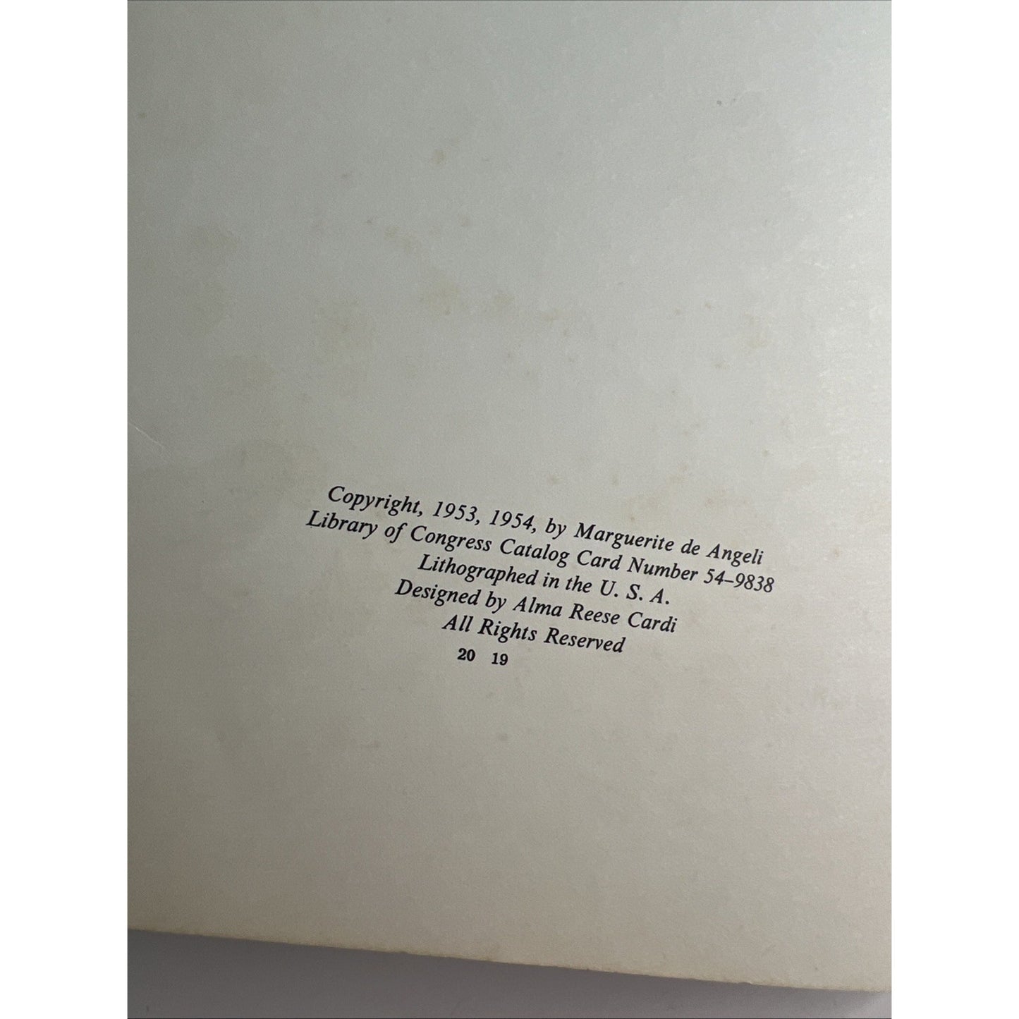 Marguerite de Angeli's Book of Nursery & Mother Goose Rhymes HC Illustrated RARE