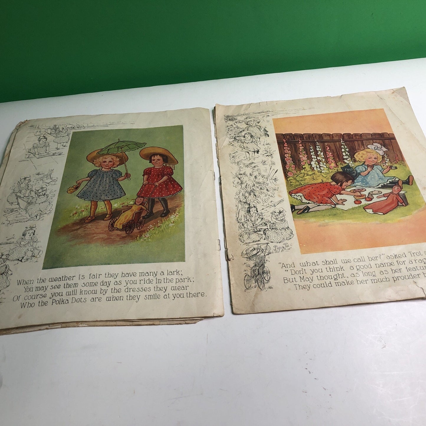 The Polka Dot Babies and Their Little Rag Doll by Edna Longest J.I. Austen 1908