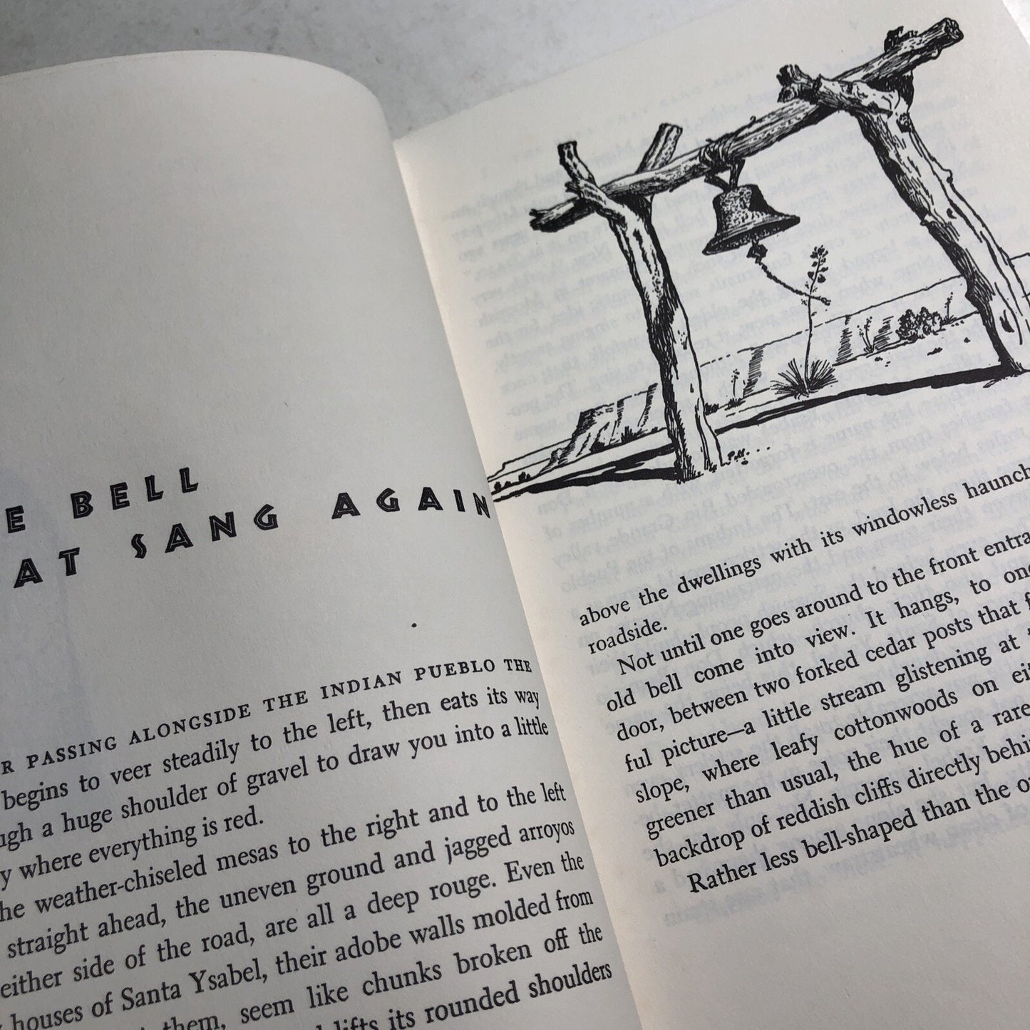 When The Santos Talked by Fray Angelico Chavez 1977 Drawings by Peter Hurd