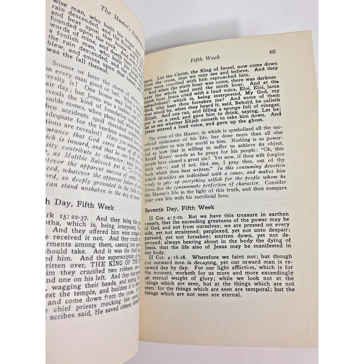 1958 Harry Emerson Fosdick The Manhood of the Master Vintage Devotional