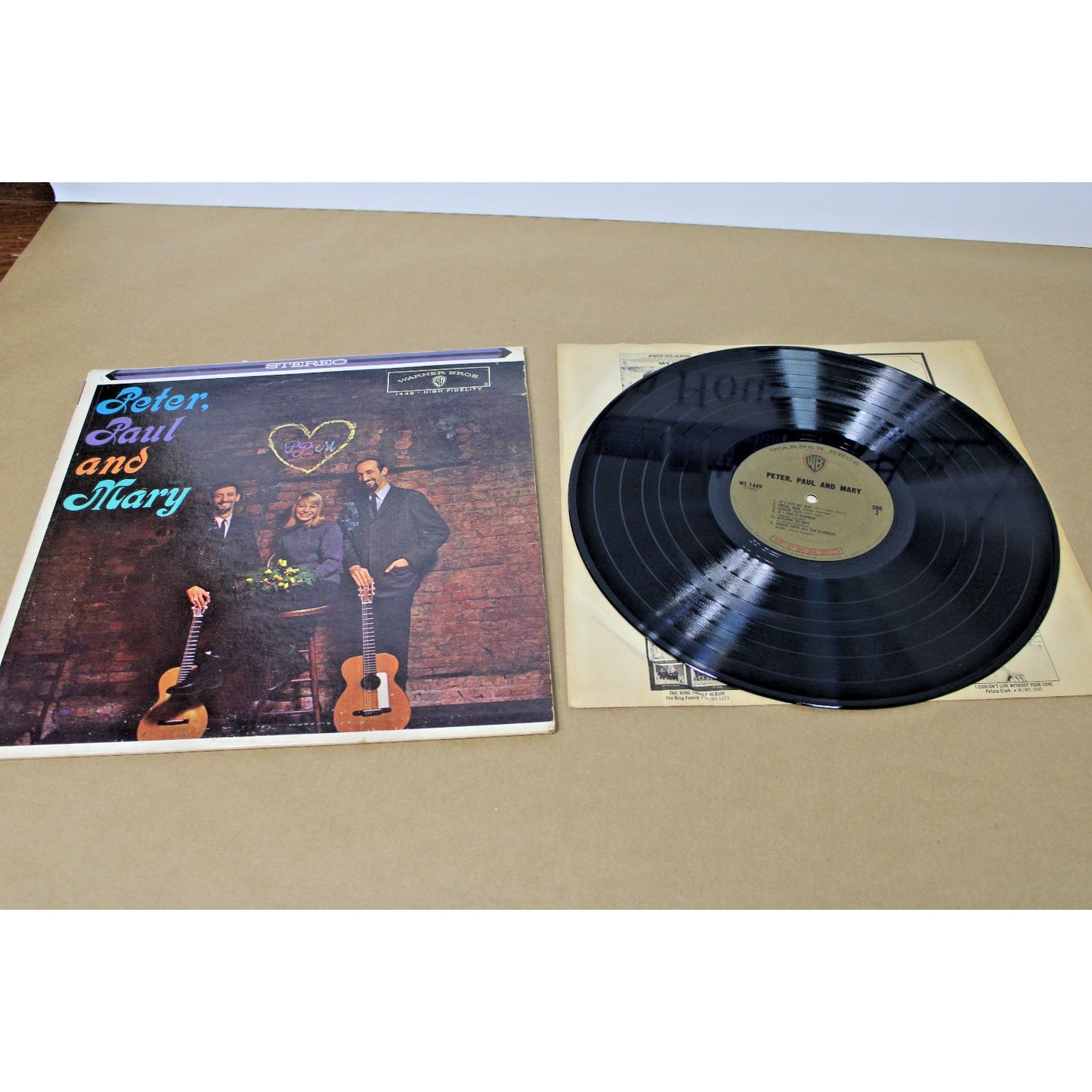 2 Vintage 1960s Folk Albums: Peter, Paul, and Mary & The Kingston Trio #16